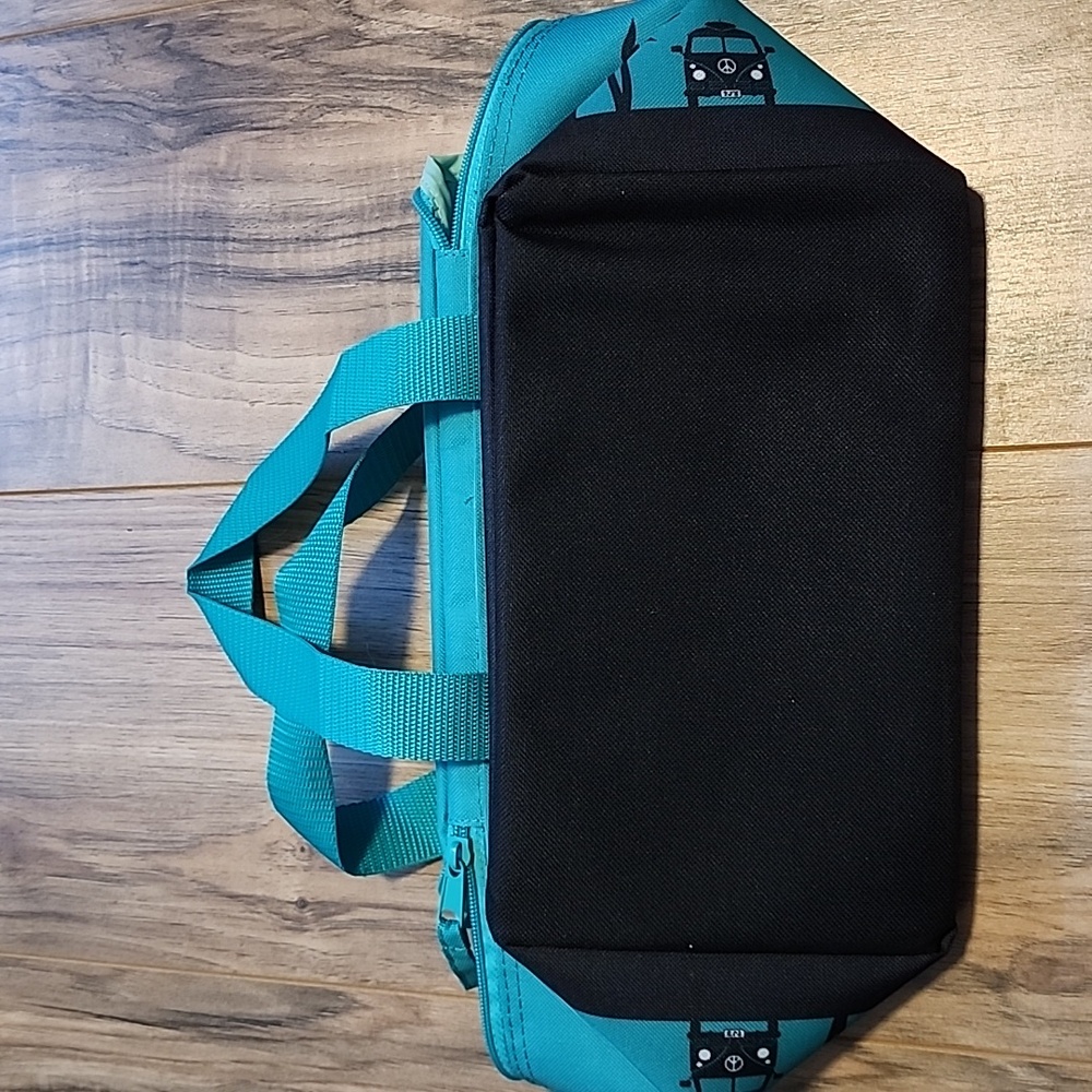Trader Joe's Teal Mini Insulated Tote Lunch Bag - Picture 3 of 4